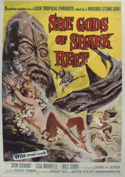 Ludwig H. Gerber (Producer), She Gods of Shark Reef, 1958, Poster