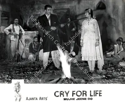 Apurba Bhattacharjee (Cinematographer), Mujhe Jeene Do, 1963, Photographic Still