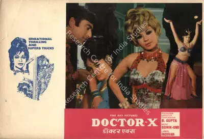 B. Gupta (Producer), Doctor X, 1970, Photographic Still Mounted on Lobby Card