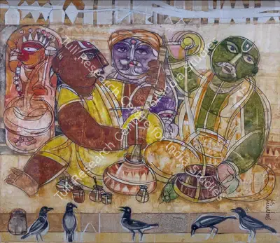 Ramananda Bandopadhyay (Artist), Untitled, Painting