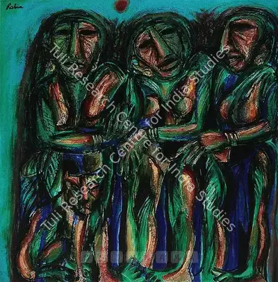 Mondal, Rabin (Artist). Relation VIII, n.d. | Painting, So.NeY/22.03.07, 2007 · Sotheby's