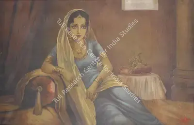 Ustad Allah Bukhsh (Artist), Maharani, 1935, Painting