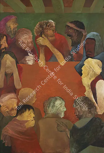 Khanna, Krishen (Artist). The Last Supper, n.d. | Painting, AG.Mum/17.12.25, 2025 · Asta Guru