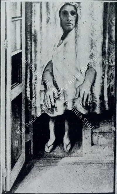 Bikash Bhattacharjee (Artist), Visitation, 1969, Painting