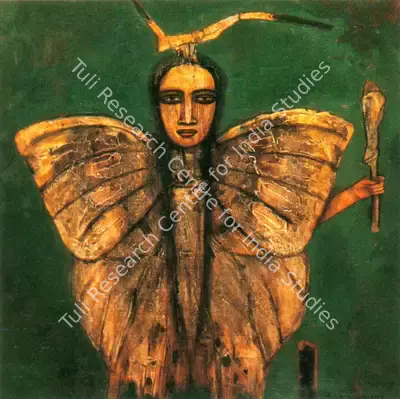Ashok Bhowmick (Artist), Untitled, 1997, Painting