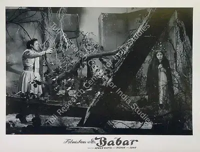 Vasant Beltangdi (Cinematographer), Babar, 1960, Lobby Card
