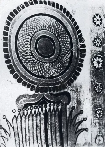 Haku Shah (Artist), Wall-painting in Marriage Chamber, Painting