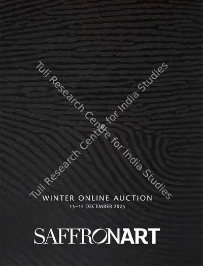 Saffronart (Auction House), Winter Online Auction, 2023, Auction Catalogue