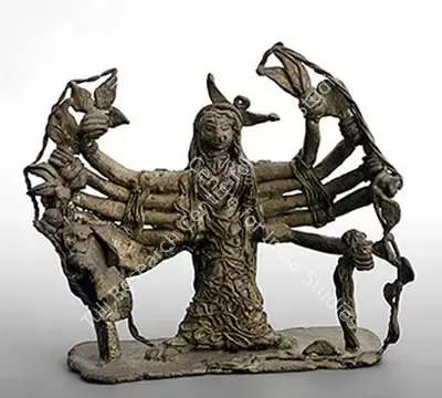 Meera Mukherjee (Artist), Durga, 1997, Sculpture