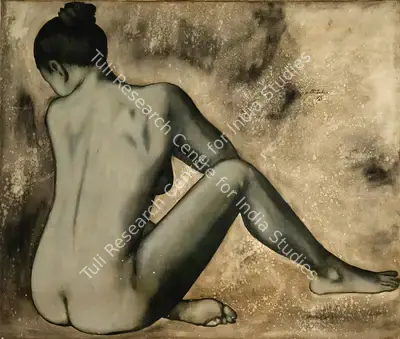 B. Vithal (Artist), Nude, 1978, Painting