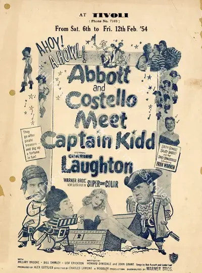 Charles Lamont (Director), Abbott And Costello Meet Captain Kidd, 1952, Handbill