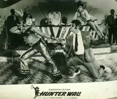 S. V. Raja Gopal (Producer), Hunterwali, 1972, Lobby Card