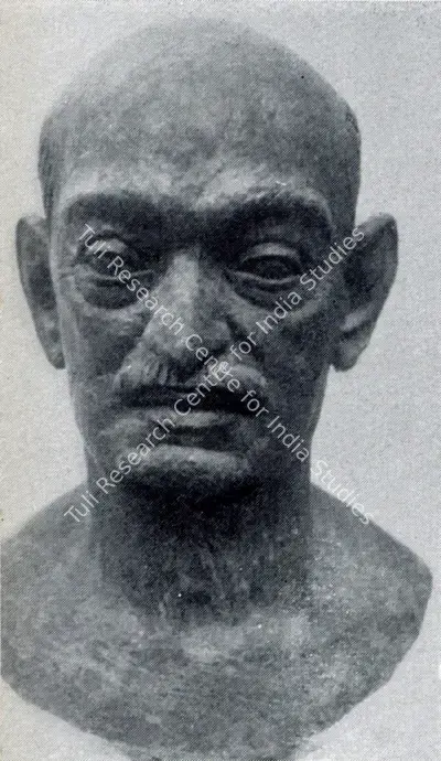 Chintamoni Kar (Artist), Bust of Ushanath Sen, 1954, Sculpture