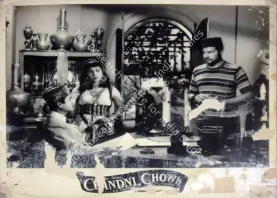 Keki Mistry (Cinematographer), Chandni Chowk, 1954, Lobby Card