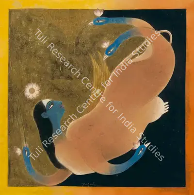 Yugal Kishore Sharma (Artist), Kamdhenu, 2006, Painting