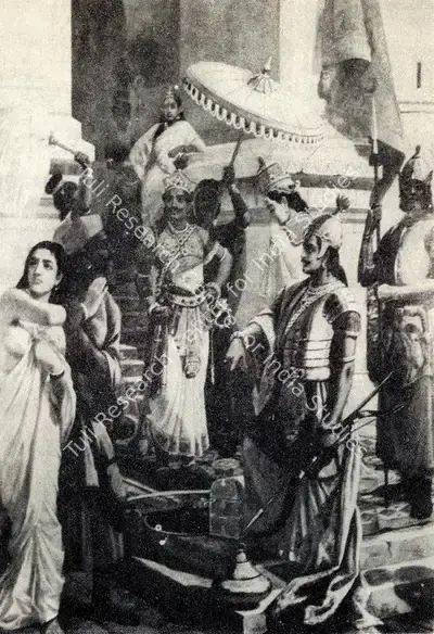 Raja Ravi Varma (Artist), The Victory of Indrajit, 1905, Painting