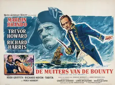Aaron Rosenberg (Producer), Mutiny on the Bounty, 1962, Poster