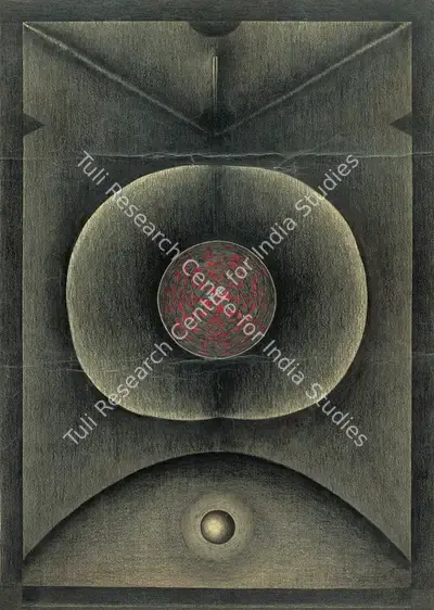 Jyoti Swaroop (Artist), Untitled, 1968, Drawing