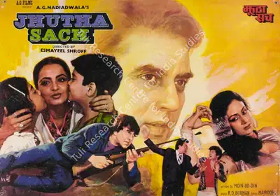 A.G. Nadiadwala (Producer), Jhutha Sach, 1984, Lobby Card