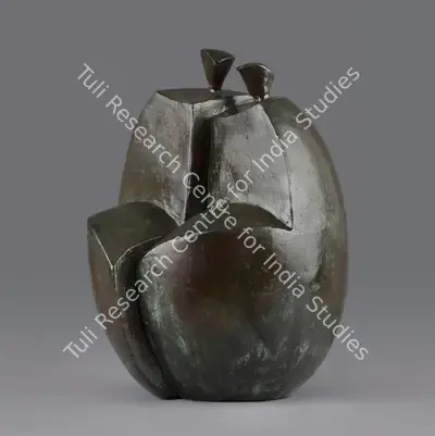 Prodosh Dasgupta (Artist), Halves, 1979, Sculpture