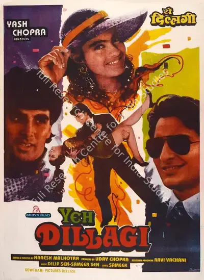 Uday Chopra (Producer), Yeh Dillagi, 1994, Full Sheet Poster