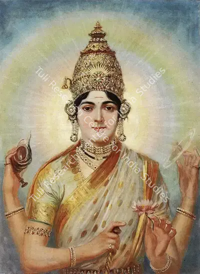 M.V. Dhurandhar (Artist), Devi, Painting