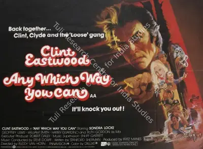Fritz Manes (Producer), Any Which Way You Can, 1980, Poster