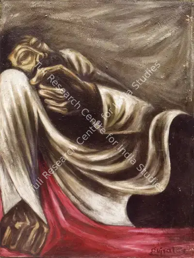 Satish Gujral (Artist), Agony in the Garden, 1954, Painting