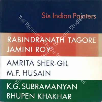 Tate Gallery (Organiser), Six Indian Painters, 1982, Group Exhibition Catalogue