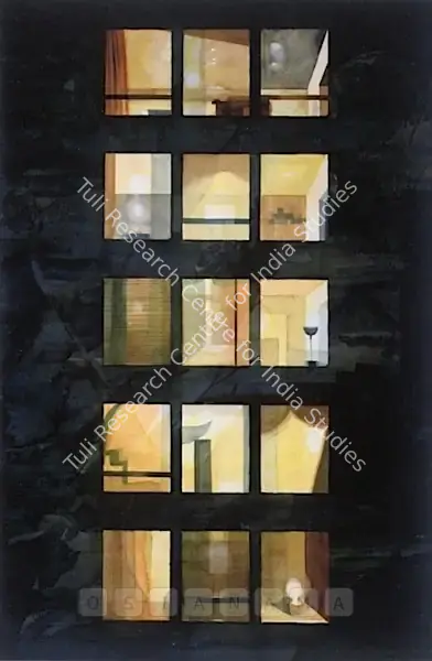 Indrapramit Roy (Artist), Rear Window, 2007, Painting
