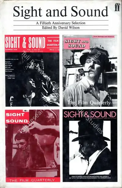 David Wilson (Editor), Sight and Sound, 1982, Edited Book