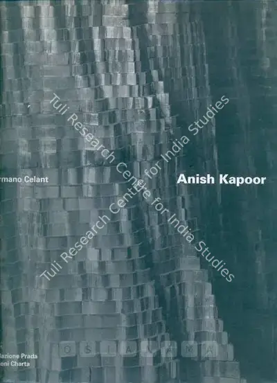 Anish Kapoor (Artist), Anish Kapoor, 1995, Solo Exhibition Catalogue
