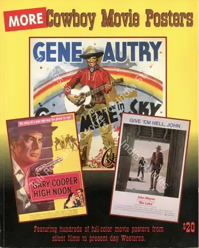 Bruce Hershenson (Editor), More Cowboy Movie Posters, 1998, Edited Book