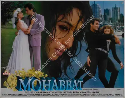 Rakesh Nath (Producer), Mohabbat, 1997, Lobby Card