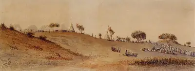 M.A.R. Chughtai (Artist), Jatra, Painting