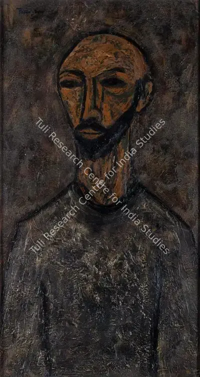 Akbar Padamsee (Artist), Prophet Series, 1952, Painting