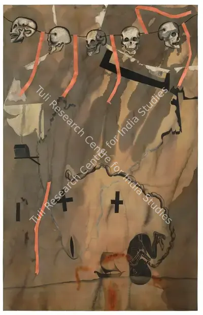 Atul Dodiya (Artist), Lullaby, 2000, Painting