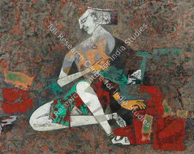 A.P. Santhanaraj (Artist), In Anticipation, 2006, Painting