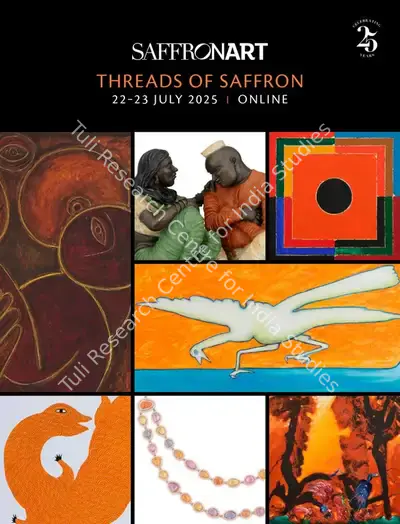 Saffronart (Auction House), Threads of Saffron, 2025, Auction Catalogue