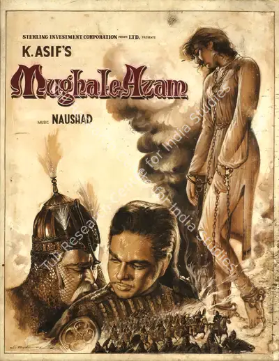 V. Mistry (Artist), Mughal-e-Azam, 1960, Original Artwork