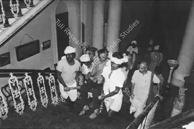 Unknown (Photographer). Ray on the set of Ghare Baire. | Contemporary Photograph | CinemaEducation | 00724400