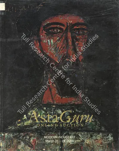 Asta Guru (Auction House), Modern Indian Art, 2016, Auction Catalogue