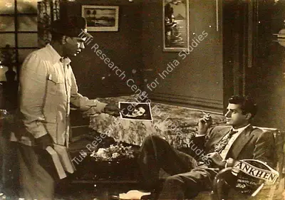 Devendra Goel (Producer), Ankhen, 1950, Lobby Card