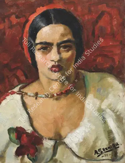 Sher-Gil, Amrita (Artist). Untitled (Self Portrait), 1931 | Painting, So.Lon/06.10.15, 2015 · Sotheby's