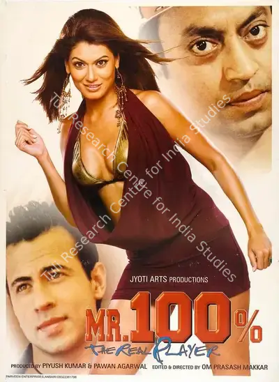Pawan Agarwal (Producer), Mr 100 Percent, 2006, Full Sheet Poster