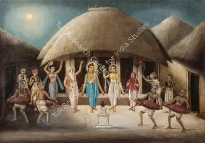 Dutch Bengal School (Artist), Gour Nitai, Painting