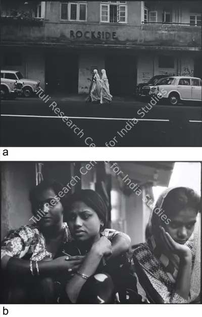 Ketaki Sheth (Artist), Jain Nuns, Walkeshwar Road, 1989, Print