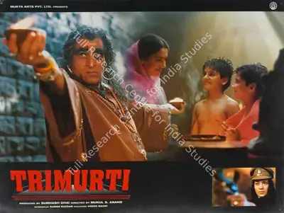 Ashok Mehta (Cinematographer), Trimurti, 1995, Lobby Card