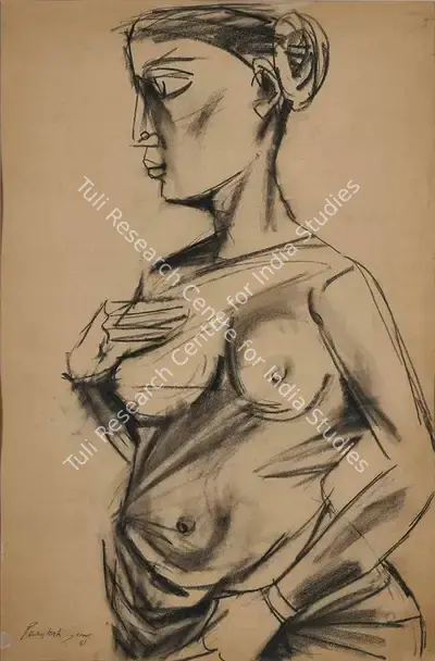 Paritosh Sen (Artist), Woman, 1981, Painting