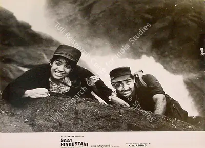 Ramachandra (ii) (Cinematographer), Saat Hindustani, 1969, Lobby Card